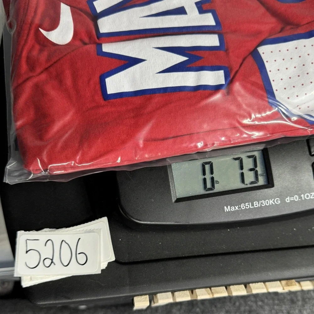 Drake Maye 10 New England Patriots Nike T Shirt Mens XXL Red Football Jersey Tee